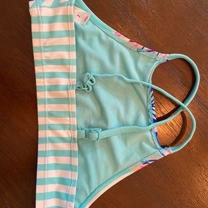 Justice girls swimsuit top